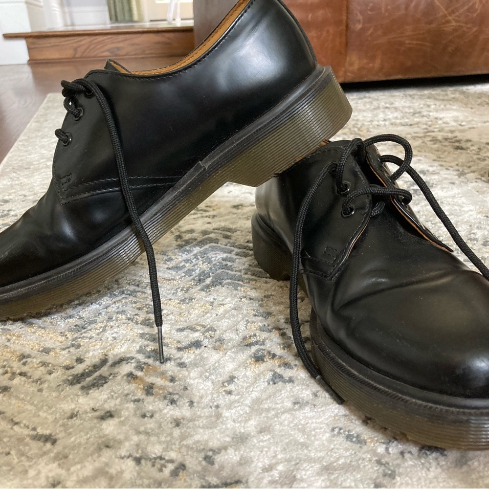 Doctor Martens Oxford shoes black smooth leather
